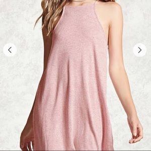 Forever 21 Pink High Neck Swing Dress | XS